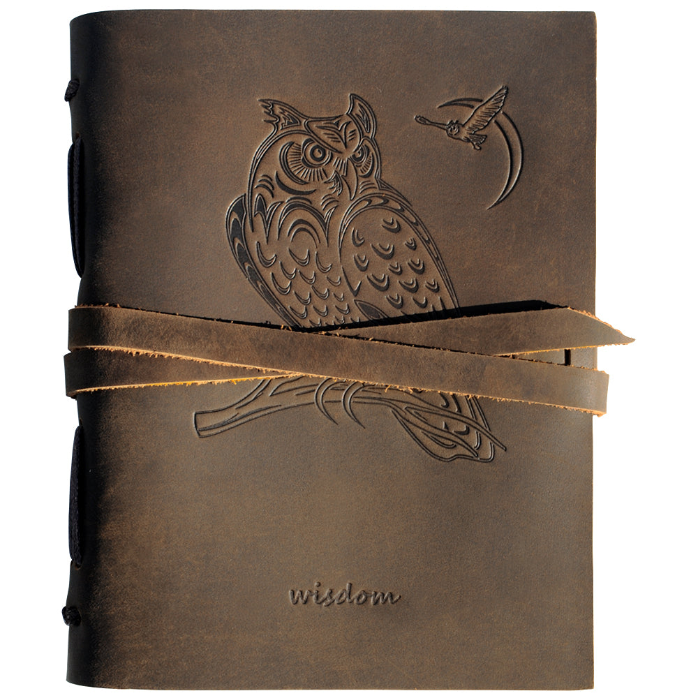Embossed Leather Journals - Animals