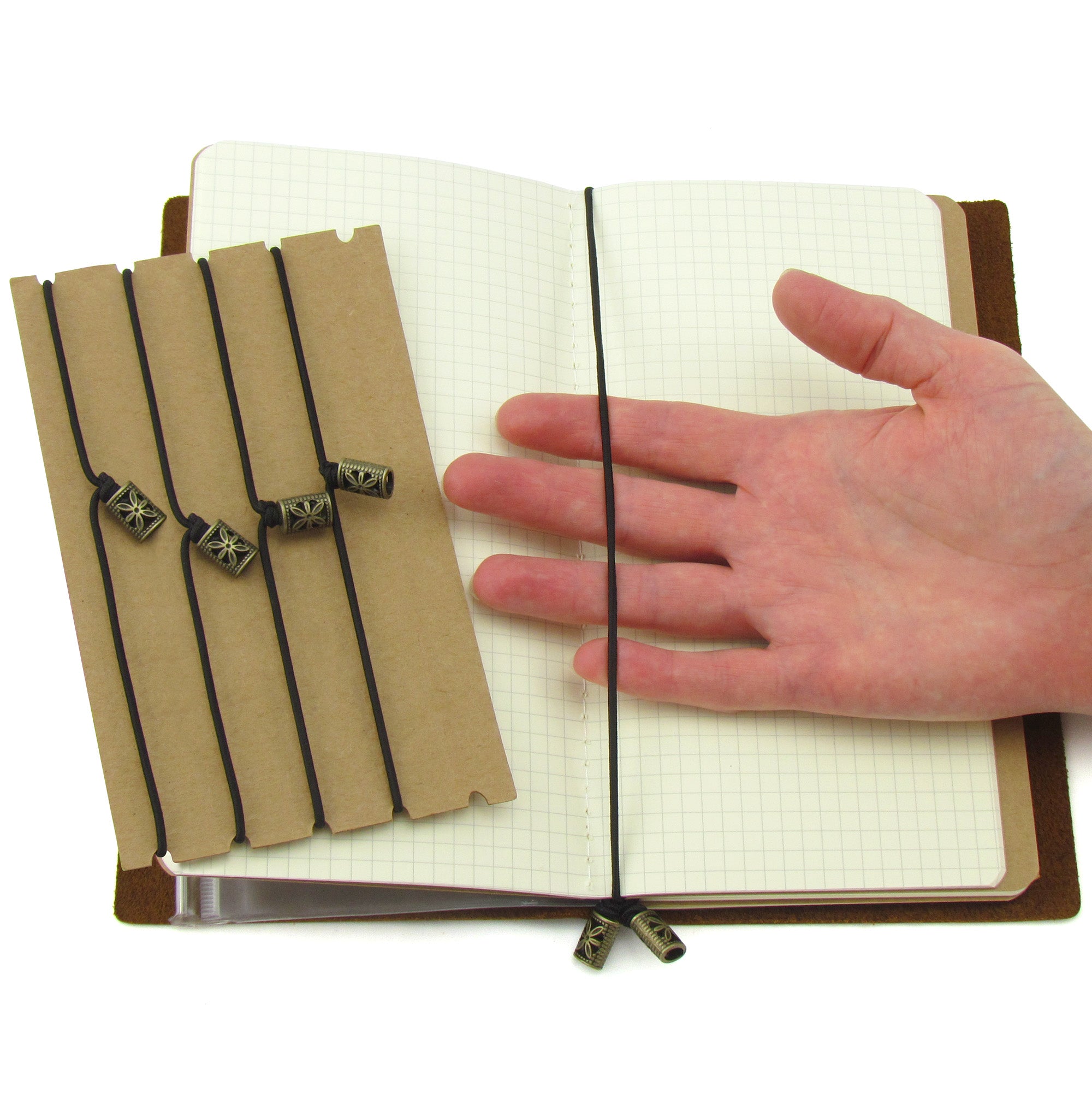 Notepad Neck Rope Sovereign-Gear Traveller's Notebook Elastic Bands - Standard Size ...