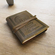 Refillable Leather Journal 9x7 (23x18) A5 Family Tree of Life Design - 9
